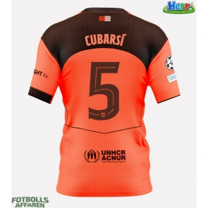 Barcelona Pau Cubarsi #5 Tredje Tröja 2025-26 Kortärmad